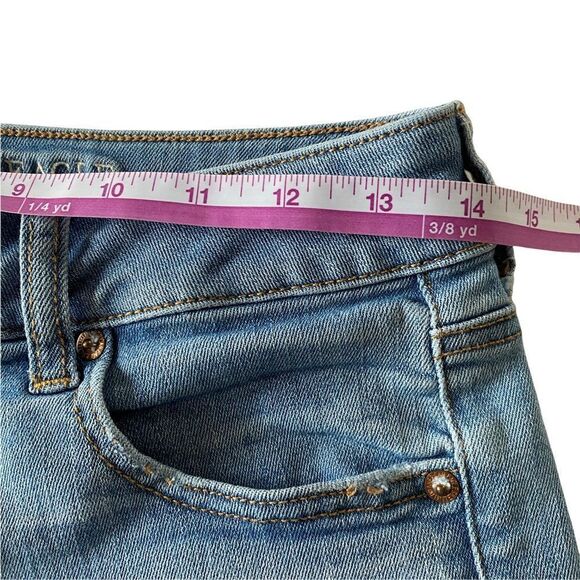 American Eagle Outfitters Super Super Stretch Denim Shorts Sz 4 - Picture 4 of 8